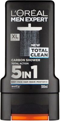 

L'oreal Men Expert New Total Clean Carbon Shower Gel(300 ml)