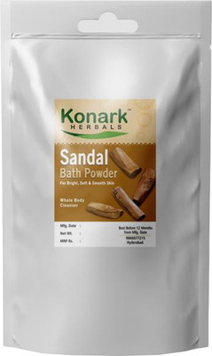 

Konark HERBALS Sandal Bath Powder, 100gms(100 g)