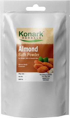 

Konark HERBALS Alomond Bath Powder, 100gms(100 g)