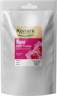 

Konark HERBALS Rose Bath Powder, 100gms(100 g)