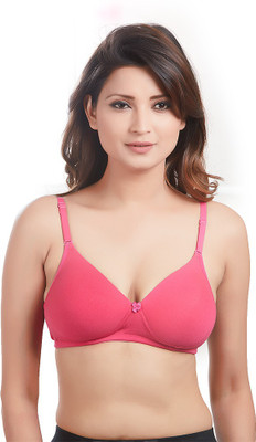Blisara Women Push-up Lightly Padded Bra(Pink)
