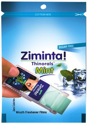 

Ziminta Mouth Freshener Orally Disintegrating Strips ( Sugar Free ) - 30 Strips (Mint Flavour) Strip(10 g)