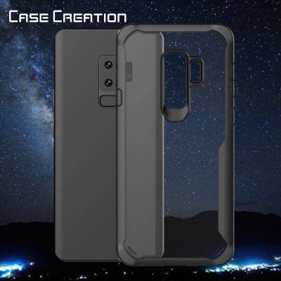 CASE CREATION Back Cover for Samsung Galaxy S9 Plus(Black, Dual Protection, Pack of: 1)