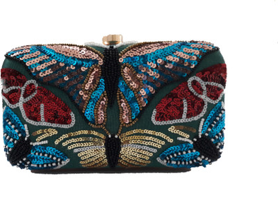 

HimalayaHandicraft Party Multicolor Clutch
