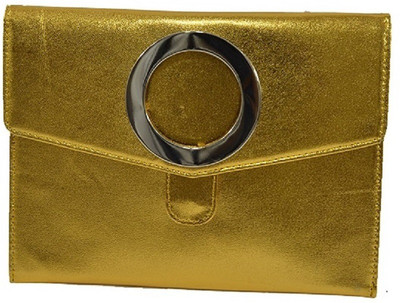 

p&yfashion Party Gold Clutch