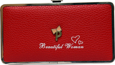

exotica Casual Red Clutch