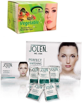 

Pink Root Vegetable Bleach 250gand Jolen Perfect Whitening Glow Kit 50g(Set of 2)