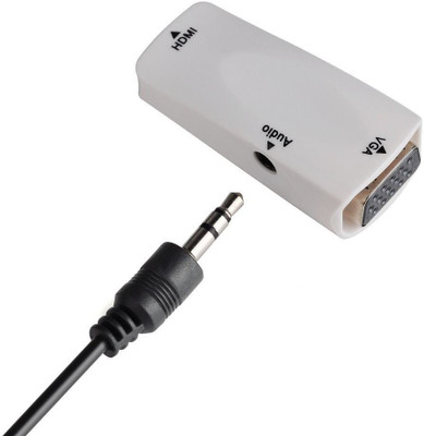 

CABLESETC 3528 HDMI Adapter(Compatible with Converting HDMI to VGA, White)