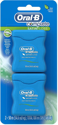 

Oral-B Complete Satin Dental Floss (Twin Pack)