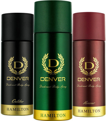 

denver deo hamilinton Body Spray - For Men(450 ml, Pack of 3)