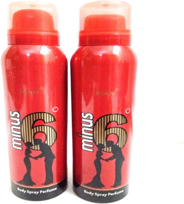 

RIAN MINJUS6 Perfume Body Spray - For Men & Women(300 ml, Pack of 2)