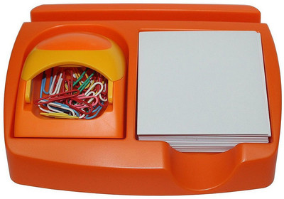

Eagle 3 Compartments Plastic Stationery Tray(Orange)