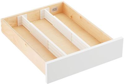 

BANQLYN 2 Compartments plastic Organizer Divider(White)