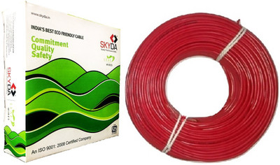 

skyda PVC 1.0 sq/mm Red 90 m Wire(Red)