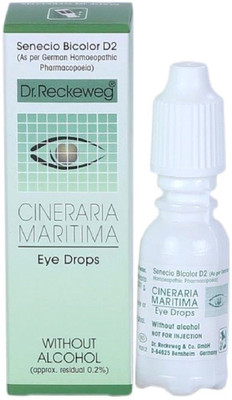 

Reckeweg Dr. Reckeweg Cineraria Eye Drops (10 ml, Pack of 2)) Eye Drops(10 ml)