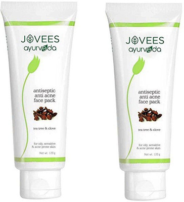 

Jovees Ayurveda Tea Tree & Clove Anti Acne Antiseptic Face Pack (Pack of 2)(240 g)