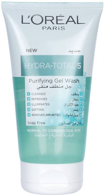 L'Oreal New Hydra-Total 5 Purifying Gel Wash Face Wash(150 ml)