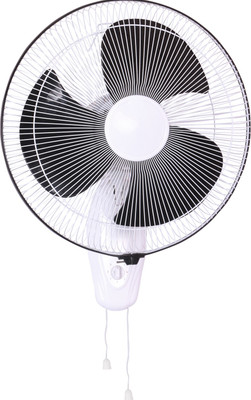 

Airtop 16" Wall Fan White Black 3 Blade Wall Fan(Black, White, Pack of 1)