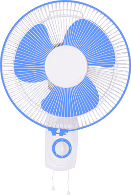 

Airtop 12" Wall Fan White Blue 3 Blade Wall Fan(Blue, White, Pack of 1)