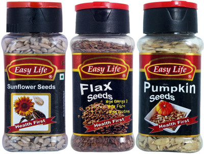 

Easy Life Pumpkin Seeds + Flax Seeds & Sunflower Seeds Combo(240)