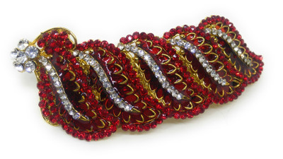 

Khubsurat Back Pin Back Pin(Gold, Red)