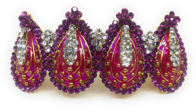 

Khubsurat Back Pin Back Pin(Gold, Pink)