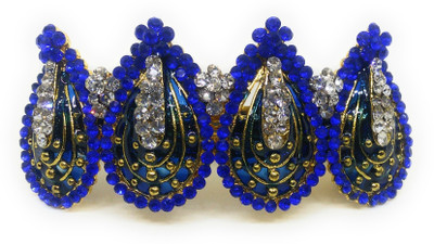 

Khubsurat Back Pin Back Pin(Gold, Blue)