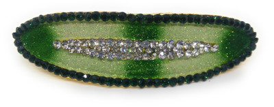 

Khubsurat Back Pin Back Pin(Gold, Green)