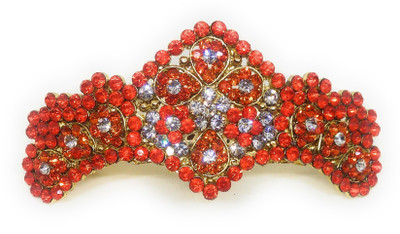 

Khubsurat Back Pin Back Pin(Gold, Orange)