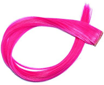 

RAAYA Extension with Clip in Straight Piece (Magenta Colour) Hair Extension