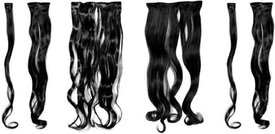 

Artifice 6pc set curly wavy 24" 140gm Extension Hair Extension