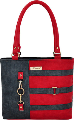 

Erica Fashion Shoulder Bag(Black, Red)