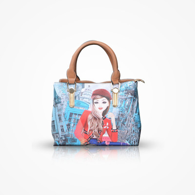 

violet Hand-held Bag(Brown)