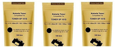 

Kataria Toner Powder Pouch Compatible For Use In Ricoh SP210 Printer- 100 GRAMS (Pack Of 3) Single Color Toner (Black) Single Color Ink Toner(Black)