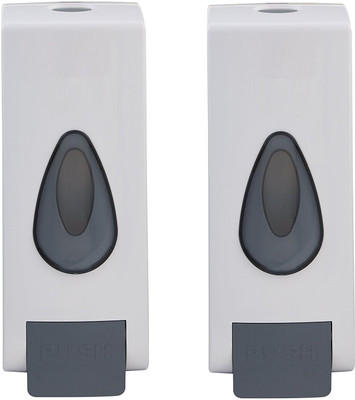 

Blays White Color High Quality ABS 360 ml Soap Dispenser- Pack of 2 350 ml Shampoo Dispenser(White)