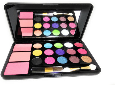 

NeoDeal Professional 15 Eye Shadows and 3 Blush Stylish Look with Application Brushes