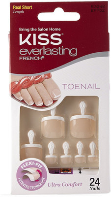 

Kiss Products Everlasting French Toenail Timeless Kits(Pink)