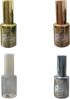 Makeover Professional Nail Polish Combo Multi(Pack of 4)