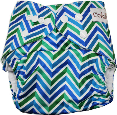 

Coddle Baby Pocket Cloth Diaper with 3 Layer Microfibre insert, for the Babies, Multicolurs