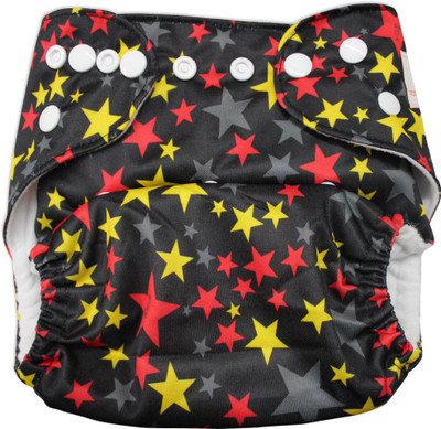

Coddle Baby Pocket Cloth Diaper with 3 Layer Microfibre insert, for the Babies, Multicolurs