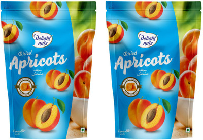 

Delight Nuts Dried Apricots -200gm (Pack of 2) Apricots(200 g, Pouch)