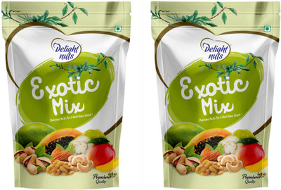 

Delight Nuts Exotic Mix- 200gm (Pack of 2) Assorted Nuts(200 g, Pouch)
