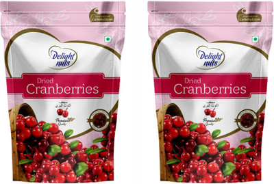 

Delight Nuts Dried Cranberries - 200gm (Pack of 2) Cranberries(200 g, Pouch)