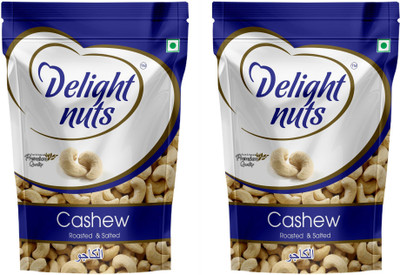 

Delight Nuts Cashew Roasted & Salted -200gm (Pack of 2) Cashews(200 g, Pouch)
