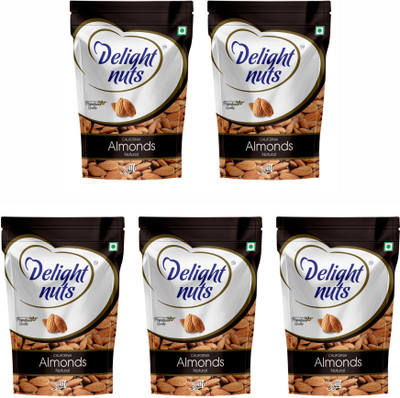 

Delight Nuts California Almonds - 200gm ( Pack of 5) Almonds(200 g, Pouch)