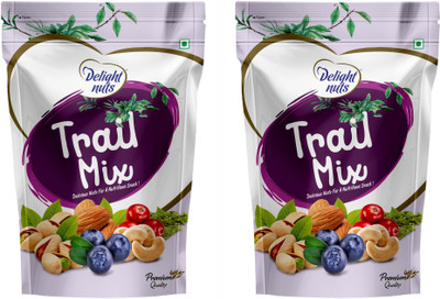 

Delight Nuts Trail Mix - 200gm (Pack of 2) Assorted Nuts(200 g, Pouch)
