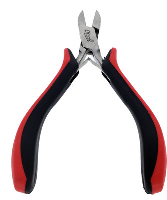 

Oscar Side Cutter Diagonal Wire Cutting Pliers Jewellery Tools With Leaf Joint Red & Black Grip Diagonal Plier(Length : 5 inch)