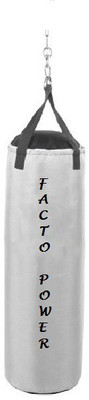 

FACTO POWER 4.0 Feet Long, SRF - STANDARD Material, White Color, Unfilled with Hanging Chain Hanging Bag(4.5, 54 kg)
