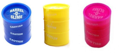 Ayezent Barrel O Slime BOS12 Blue, Yellow, Pink Putty Toy