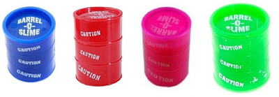 Ayezent Barrel O Slime BOS19 Blue, Red, Pink, Green Putty Toy